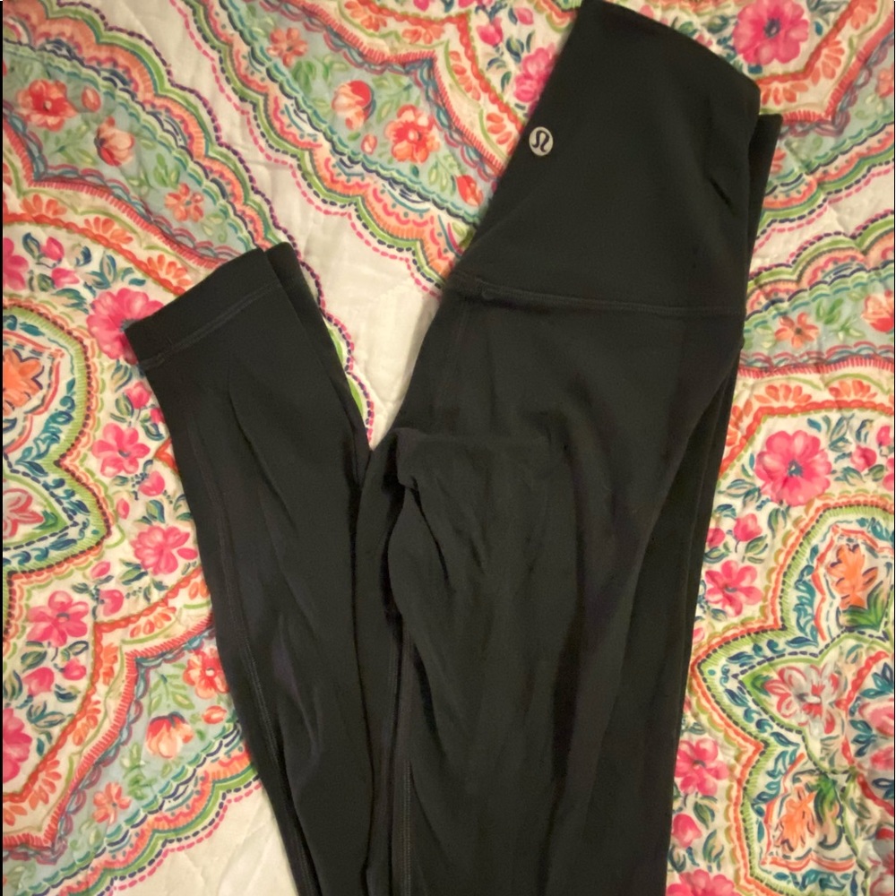 LULULEMON - gray align leggings